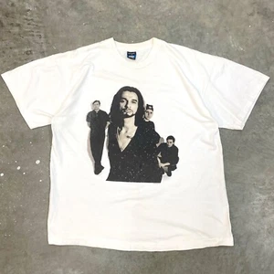 RARO DE COLECCIÓN Depeche Mode '93 euros Devotional Tour Banda T EE. UU. DOP New Wave Synth Pop - Imagen 1 de 6