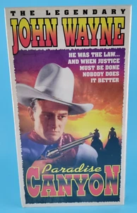 The Legendary John Wayne: "Paradise Canyon" VHS Video Tape New in box and Sealed - Picture 1 of 5