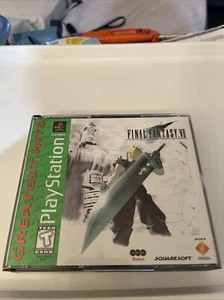 Final Fantasy VII PlayStation 1, PS1, 1997, CIB W Manuel Front Case Scratched - Picture 1 of 14