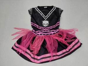Kids Scare Squad Zombie Cheerleader Costume Halloween Dress Only Size Small Rip - Picture 1 of 6
