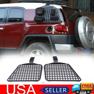Aluminum Rear Window Glass Armor Cover Accessories for Toyota FJ Cruiser 2007-21 - Picture 1 of 19