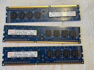 PC RAM (3) - HYNIX 2gb 1Rx8 PC3-10600U-9-10-AO (HMT325U6BFR8C-H9 N0 AA - Picture 1 of 2