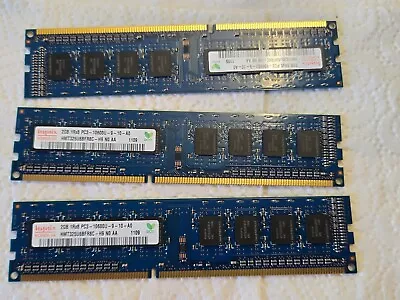 PC RAM (3) - HYNIX 2gb 1Rx8 PC3-10600U-9-10-AO (HMT325U6BFR8C-H9 N0 AA - Image 1 of 2