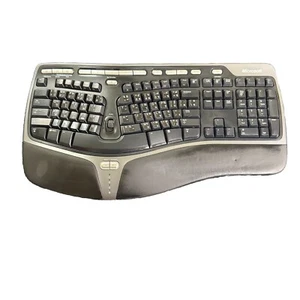 Microsoft Natural Ergonomic Keyboard 4000 v1.0 Wired USB KU-0462 – Black Tested - Picture 1 of 5