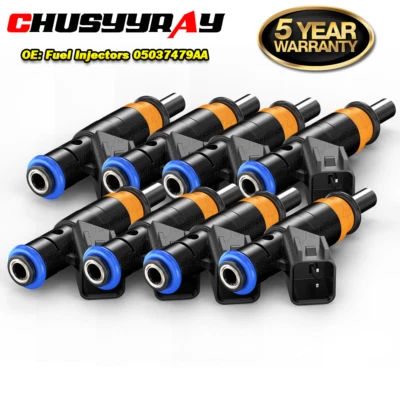 Inyectores de combustible 8X 05037479AA nueva actualización para Jeep Grand Cherokee 5,7 L 2012-2018 Foto 1 de 4