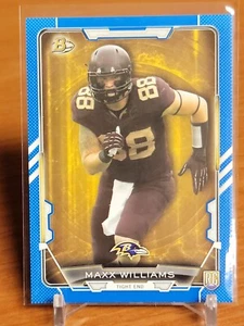 2015 Bowman Blue Baltimore Ravens Football Card #R79 Maxx Williams /499 - Picture 1 of 2