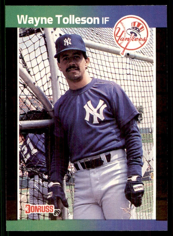 1989 Donruss Wayne Tolleson New York Yankees #659 - Image 1 of 2