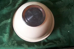 Vintage Pyrex Corning Clear Bottom Bowl Brown 8.5 in Diameter Light Brown - Picture 1 of 2
