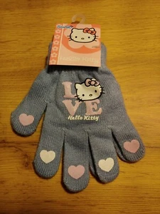 Süsse neue HELLO KITTY (flieder weiß rosa) Mädchen Handschuhe v. SunCity - Bild 1 von 5