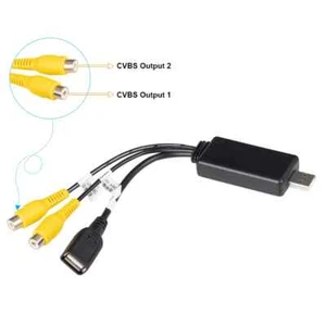 Car Radio Multimedia Player Video AV Output Connect For Android System - Picture 1 of 12