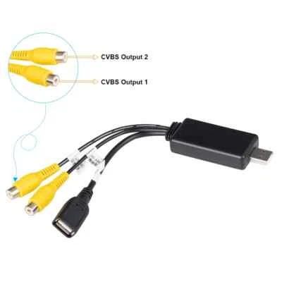 Car Radio Multimedia Player Video AV Output Connect For Android System - Image 1 of 4