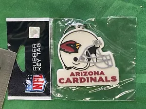 NFL Arizona Cardinals Rubber Key Ring Keychain NWT - Picture 1 of 3