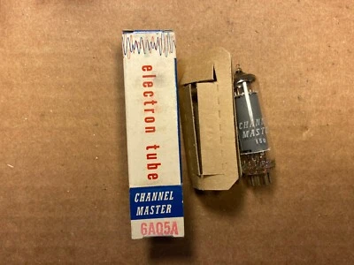 NOS NIB 1960s Channel Master 6AQ5 Output Tube Gray Plates Guaranteed Japan - Image 1 of 4