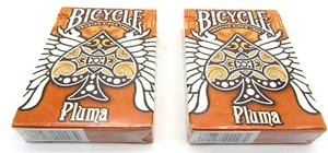 2 BICYCLE Pluma Air-Cushion Finish Sealed Playing Cards Deck NIB 2013 - Picture 1 of 3