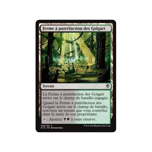 Mtg Magic: Playset (4x) Golgari Rot Farm Commander 2016 Vf - Image 1 of 1