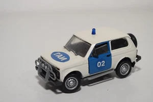 B7 1:43 CCCP USSR RUSSIAN CAR NOVOEXPORT LADA NIVA BA3 2121 POLICE NEAR MINT - Bild 1 von 9