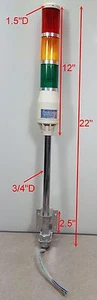 MINI TORRE DE LETREROS FLECHA PTB-24 (24V AC/DC) - Imagen 1 de 3