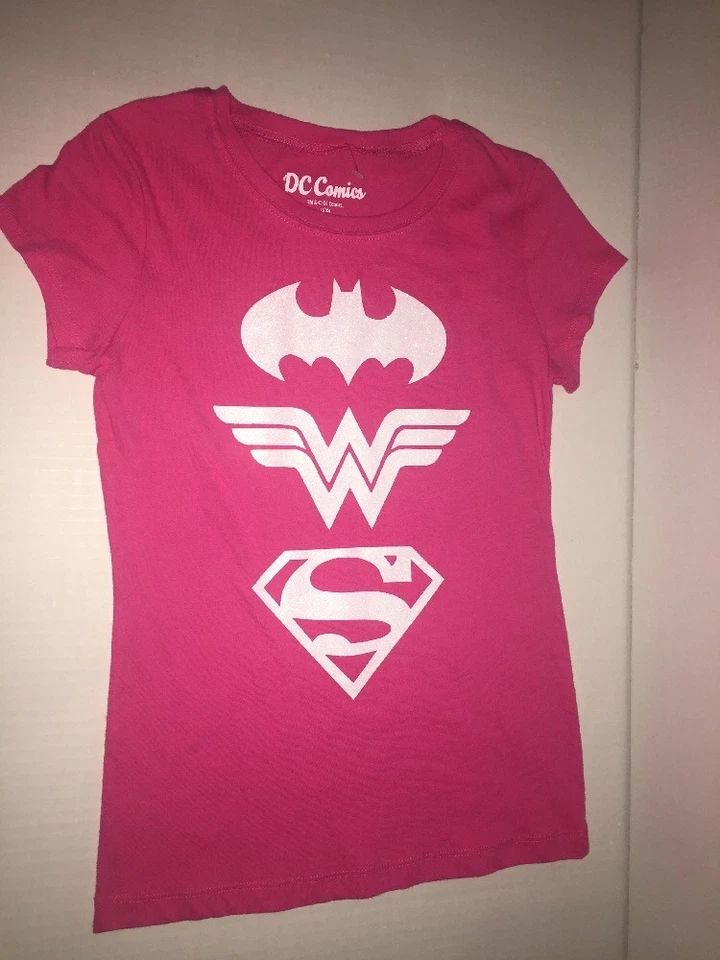 Nuevo - Camisetas para niñas Shero’s Superheroes de DC Comics (talla M) Foto 1 de 4