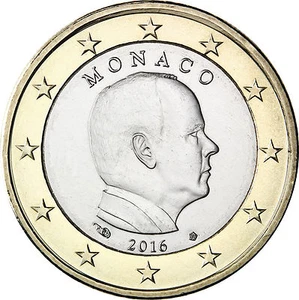 manueduc  MONACO  1 EURO  2016   ALBERTO II  NUEVA - Picture 1 of 1