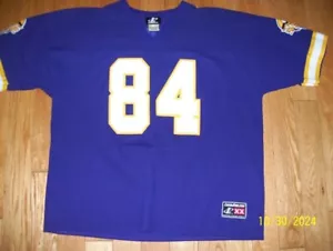 Minnesota Vikings Vintage Randy Moss NFL Jersey Size 2XL Logo Athletics Purple - Picture 1 of 3