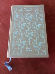 Wuthering Heights by Emily Bronte, Blue Decorated HC, Bookmark, Penguin 1995 - Picture 1 of 11