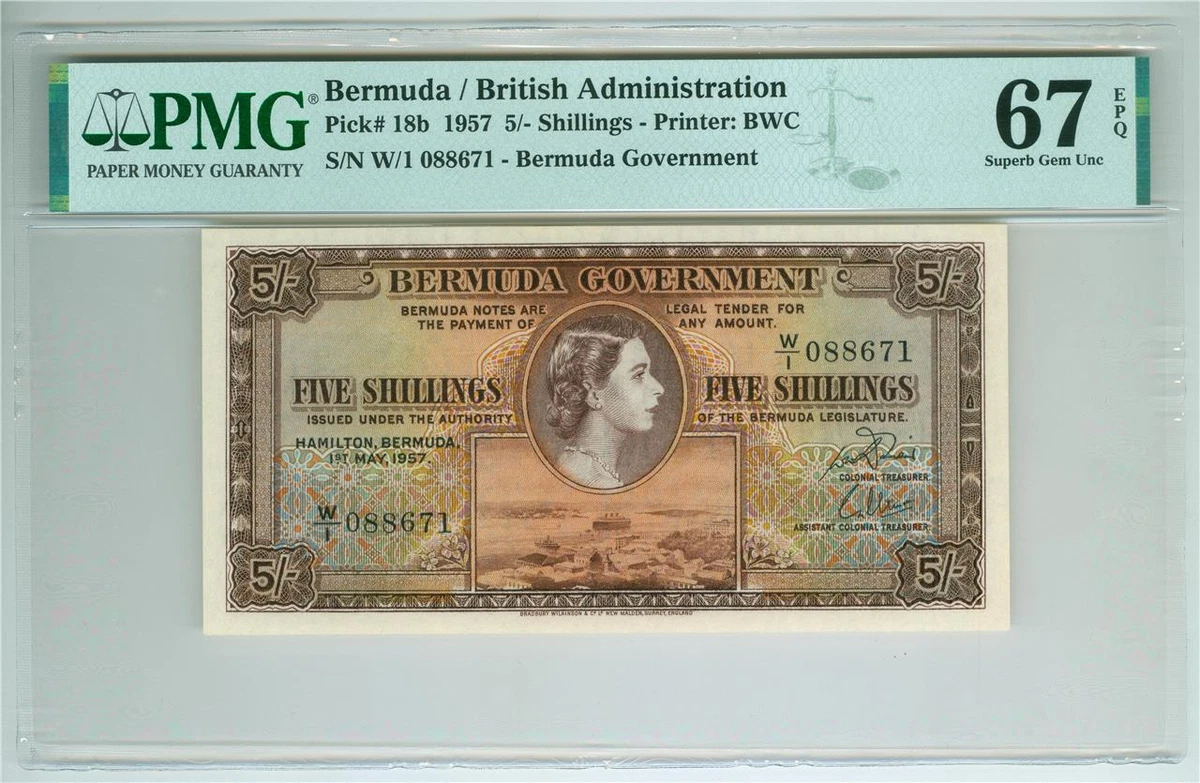 1957 Bermudian Paper Money for sale | eBay