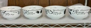 Livliga Brand Set Of 4 Elegant Portion Control Bowls-designed & Developed In USA - Picture 1 of 6
