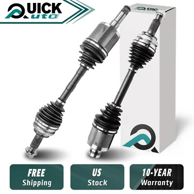 Pair Front CV Axle for 2007 - 14 Lincoln MKX Ford Edge Assembly FWD Foto 1 de 4