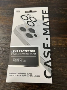 Case-Mate Lens Protector for Apple iPhone 15 PRO and 15 PRO MAX Clear SEALED NEW - Photo 1 sur 5