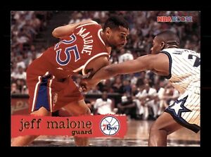  123 Jeff Malone 25 76Ers 1995 Skybox Basketball Sports Trading Card 