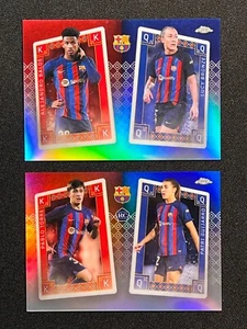 2022-23 Topps Chrome FC Barcelona Torre Guijarro Balde Bronze King & Queen 2x - Picture 1 of 2