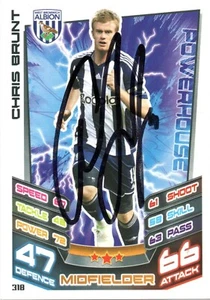 CHRIS BRUNT SIGNED WEST BROM 2012/2013 MATCH ATTAX TRADING CARD+COA - Picture 1 of 1