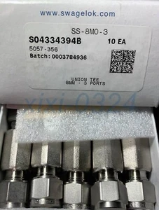 3pcs NEW  Swagelok  SS-8M0-3  Tee connector  DHL shipping - Picture 1 of 3