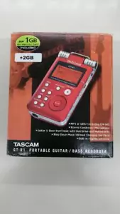 TASCAM GT-R1 Rot Tragbar Gitarre Bass Rekorder Aus Japan - Bild 1 von 7