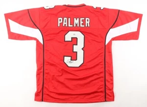 Carson Palmer Signed Arizona Cardinals Red Jersey (PSA) 3×Pro Bowl Quarterback - Picture 1 of 6