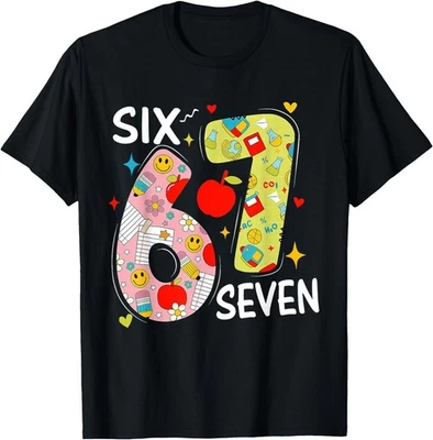 67 Meme Six Seven Number 67 Days Smarter Teacher Youth TShirt,Unisex Tee - Image 1 of 4