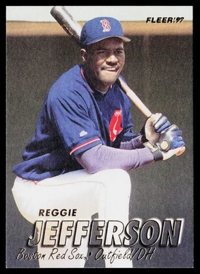1997 Fleer #25 Reggie Jefferson Boston Red Sox - Image 1 of 2