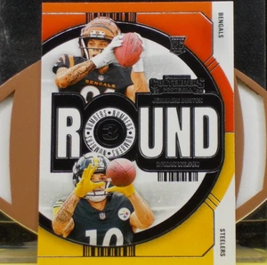 2024 Contenders ROUND 3 Football Card # 13 *** JERMAINE BURTON * ROMAN WILSON - Bild 1 von 3