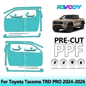 Paint Protection Film PreCut PPF For Toyota Tacoma TRD PRO 2024-2026 Doors Kit - Picture 1 of 7
