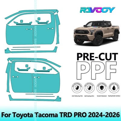 Paint Protection Film PreCut PPF For Toyota Tacoma TRD PRO 2024-2026 Doors Kit - Image 1 of 4