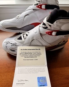 Michael Jordan VIII UDA Signed Auto 13/23 SZ 13 Upper Deck Authentic! Neue Ziege - Bild 1 von 6