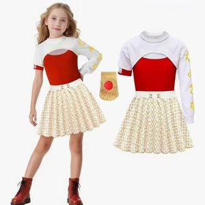 Mädchen Zombies Nova Kostüm Kinder Halloween Cosplay Oberteil Hose Kleid Hoodie - Bild 1 von 4