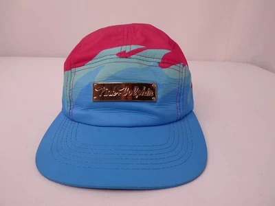 Boné chapéu rosa + golfinho 5 painéis concha macia rosa azul - Imagem 1 de 4