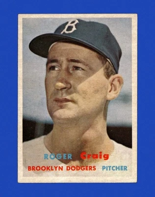 1957 Topps Set-Break #173 Roger Craig como nuevo *GMCARDS* Foto 1 de 2