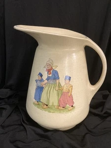 ROSEVILLE POTTERY GIANT DUTCH CREAMWARE PITCHER CIRCA 1910. LOW OPENING BID!! - Picture 1 of 6