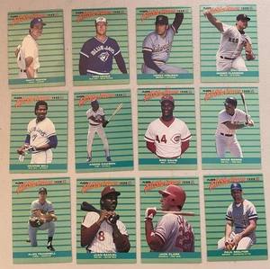 1988 Fleer All Star Team Complete Baseball Insert Set 12 Cards - Picture 1 of 7