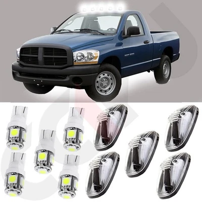 Juego de 5 cubiertas de marcador de cabina transparente para techo + 5-5050 bombillas LED SMD Foto 1 de 4