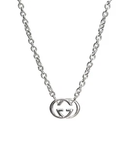 Gucci Collier Interlocking G en Argent 40648 148428035 - Picture 1 of 5