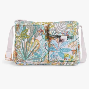 Neu mit Etikett Vera Bradley kleine Utility-Umhängetasche Damen Baumwolle - Bild 1 von 9