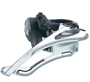 Deragliatore anteriore MicroShift MTB 3x8 velocià alluminio/acciaio attacco a fa - Foto 1 di 1